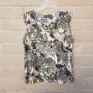George sleeveless top. Size M, 8/10.